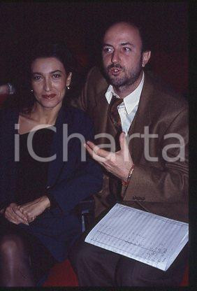 Fotografia d epoca originale Grazia DI MICHELE  MUSIC Italy Singersongwriter 1990 ca 35mm vintage slide 35 1