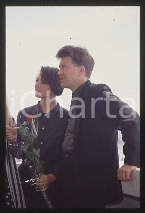 Fotografia d epoca originale Isabella ROSSELLINI David LYNCH CANNES Wild At Heart 1990  35mm vintage slide 5 1