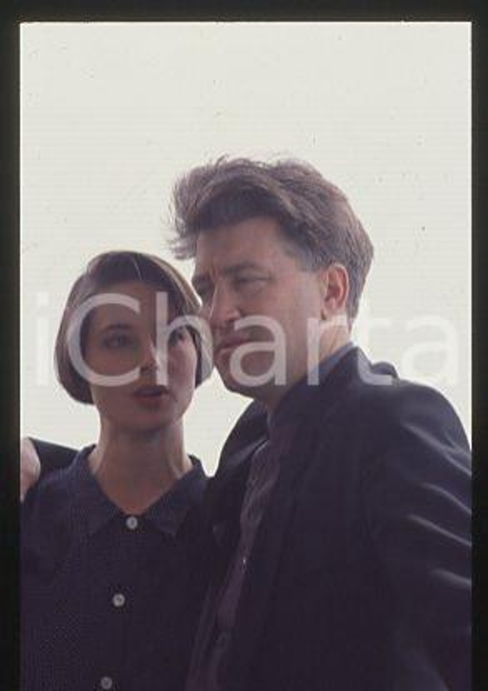 Fotografia d epoca originale Isabella ROSSELLINI David LYNCH CANNES Wild At Heart 1990  35mm vintage slide 8 1