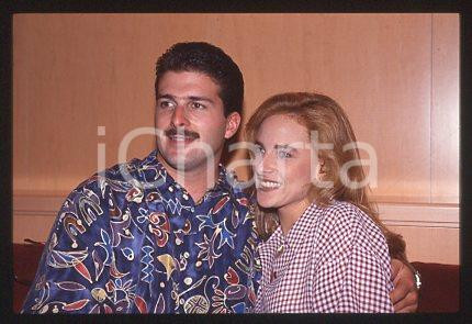 Fotografia d epoca originale Marlee MATLIN con Kevin GRANDALSKI  CINEMA1993 ca  35mm vintage slide 8 1