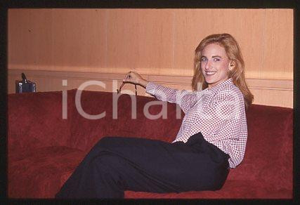 Fotografia d epoca originale Marlee MATLIN  CINEMA American actress Portrait 1993 ca  35 mm vintage slide 1 1