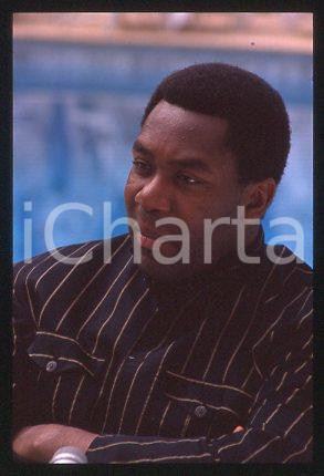 Fotografia d epoca originale Lenny HENRY  CINEMA Portrait of the British actor 1990 ca 35mm vintage slide 1 1