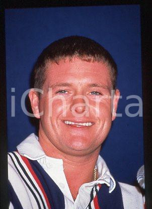 Fotografia d epoca originale Paul GASCOIGNE  SPORT Portrait of Footballer 1990 ca  35 mm vintage slide 3 1