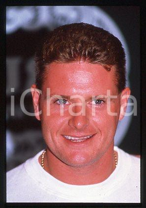 Fotografia d epoca originale Paul GASCOIGNE  SPORT Portrait of Footballer 1989 ca  35 mm vintage slide 5 1