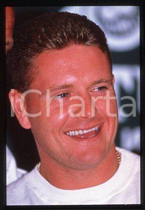 Fotografia d epoca originale Paul GASCOIGNE  SPORT Portrait of Footballer 1989 ca  35 mm vintage slide 6 1