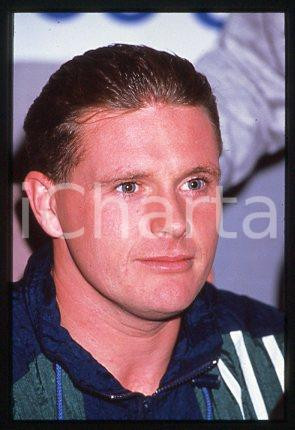 Fotografia d epoca originale Paul GASCOIGNE  SPORT Portrait of Footballer 1988 ca  35 mm vintage slide 9 1