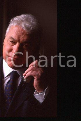 Fotografia d epoca originale Enore DEOTTO  ITALIA Ritratto del Presidente SMAU 1990 ca 35mm vintage slide 1 1