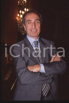 Fotografia d epoca originale Beniamino LAPADULA ITALIA Ritratto del sindacalista 1999ca 35mm vintage slide 5 1