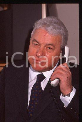 Fotografia d epoca originale Enore DEOTTO  ITALIA Ritratto del Presidente SMAU 1990 ca 35mm vintage slide 6 1