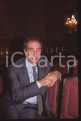 Fotografia d epoca originale Beniamino LAPADULA ITALIA Ritratto del sindacalista 1999ca 35mm vintage slide 8 1