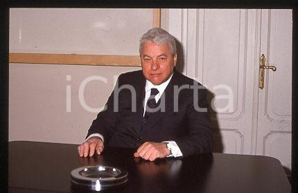 Fotografia d epoca originale Enore DEOTTO  ITALIA Ritratto del Presidente SMAU 1990 ca 35mm vintage slide 9 1