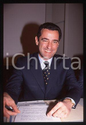 Fotografia d epoca originale Roberto TESTORE  FIAT AUTO Direttore Generale 1996 ca  35 mm vintage slide 17 1