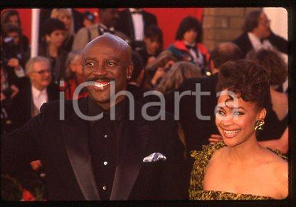 Fotografia d epoca originale Louis GOSSETT JR. Cyndi GOSSETT  LOS ANGELES Awards 1991  35mm vintage slide 1 1