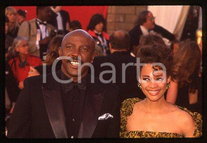 Fotografia d epoca originale Louis GOSSETT JR. Cyndi GOSSETT  LOS ANGELES Awards 1991  35mm vintage slide 2 1
