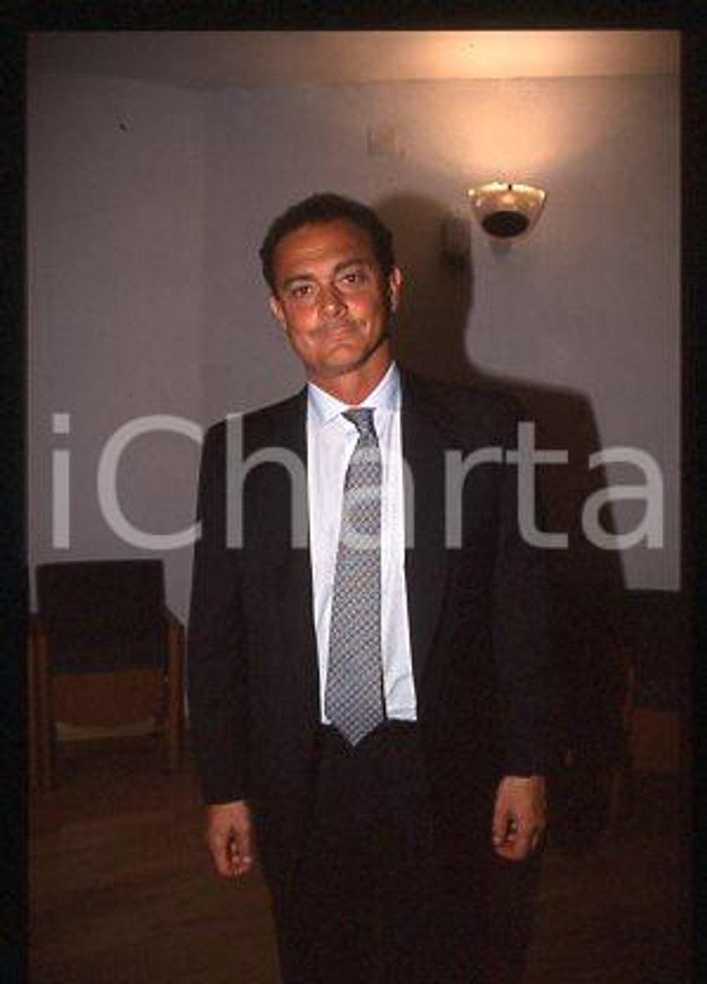 Fotografia d epoca originale Michele GARUFI  ITALY Portrait of a Manager 2000 ca  35 mm vintage slide 8 1