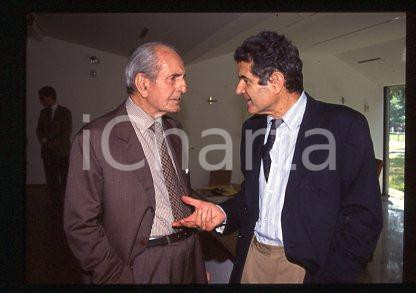 Fotografia d epoca originale Ignazio GARDELLA con il figlio  ITALIA Architetto 1990 ca 35mm vintage slide 3 1