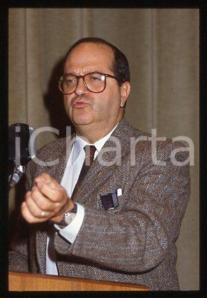 Fotografia d epoca originale Paolo FASELLA  ROMA Ritratto del Direttore Generale 1988  35mm vintage slide 9 1