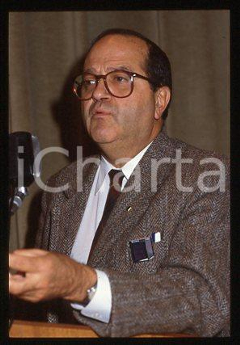 Paolo FASELLA - ROMA Ritratto del Direttore Generale 1988 *35mm vintage slide 12