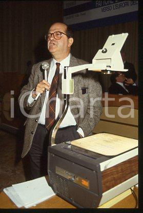 Fotografia d epoca originale Paolo FASELLA  ROMA Ritratto del Direttore Generale 1988 35mm vintage slide 14 1