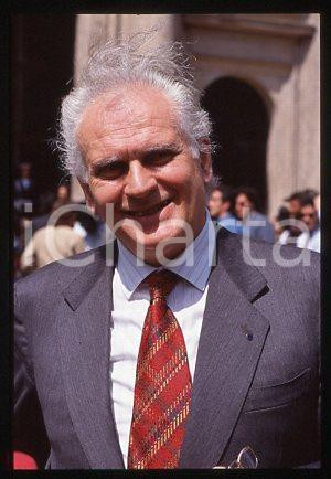 Fotografia d epoca originale Franco FOSCHI  ITALIA Ritratto del Politico 1999 ca  35 mm vintage slide 2 1