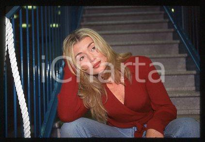 Fotografia d epoca originale Barbara De PACE  CINEMA Portrait of an actress 1998 ca  35 mm vintage slide 10 1