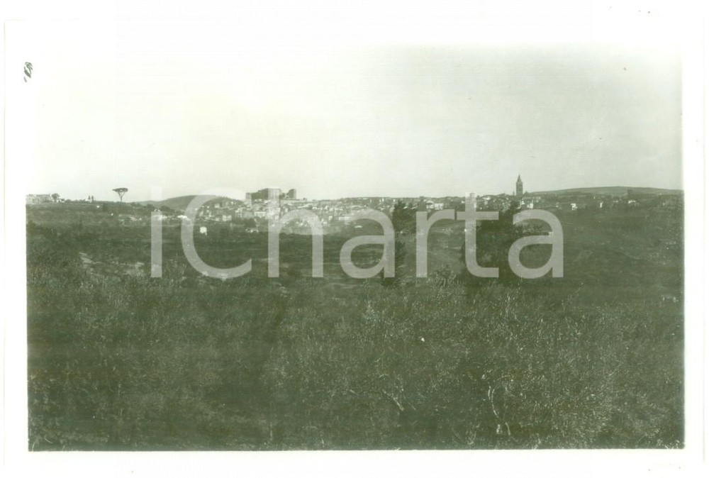 Fotografia d epoca originale Agosto 1930 MELFI Veduta del castello  Foto cartolina vintage 1