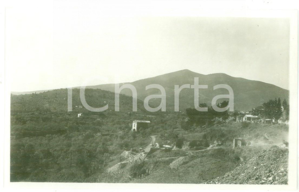 Fotografia d epoca originale Agosto 1930 MELFI PZ Veduta del MONTE VULTURE  Foto cartolina vintage 1