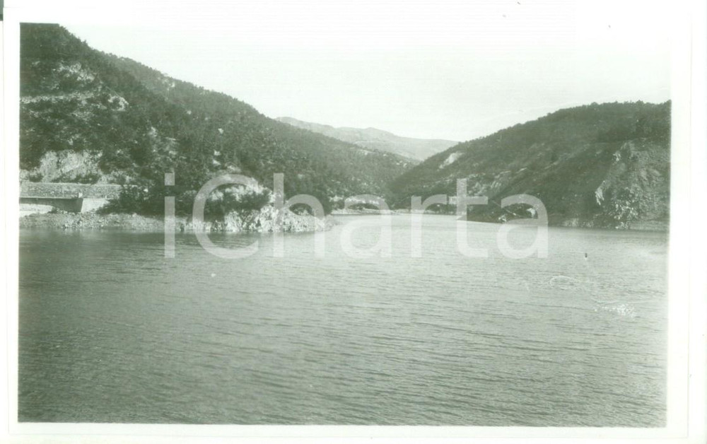 Fotografia d epoca originale 1930 LAGO DI ORTIGLIETO  Veduta panoramica  Fotografia VINTAGE 13x9 cm 1