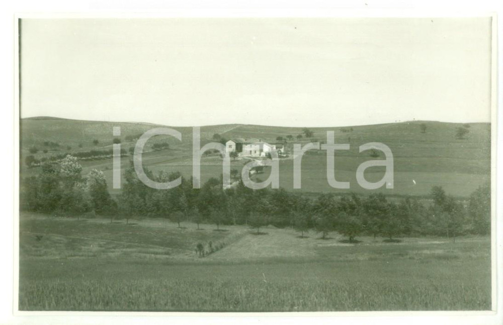 Fotografia d epoca originale 1931 NOVI LIGURE Villa rustica nella campagna piemontese Foto cartolina VINTAGE 1
