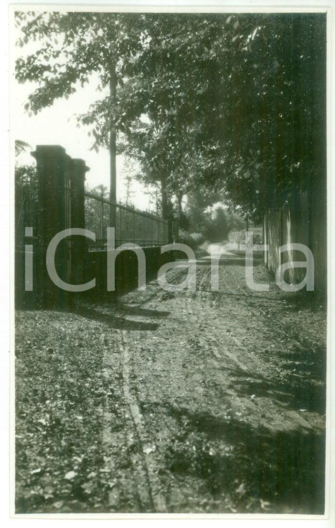 Fotografia d epoca originale Maggio 1931 NOVI LIGURE Sentiero campestre Foto cartolina VINTAGE 1