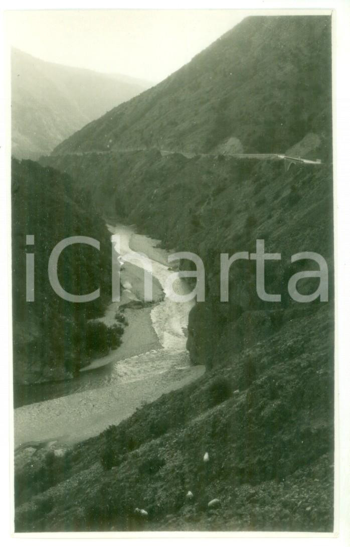 Fotografia d epoca originale Maggio 1931 VAL BORBERA Veduta del torrente  Foto cartolina VINTAGE 1