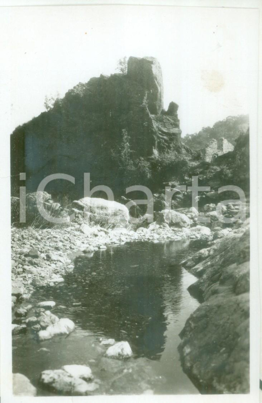 Fotografia d epoca originale 1931 CRESCIONE Alta Val Trebbia  Veduta panoramica Fotografia VINTAGE 1