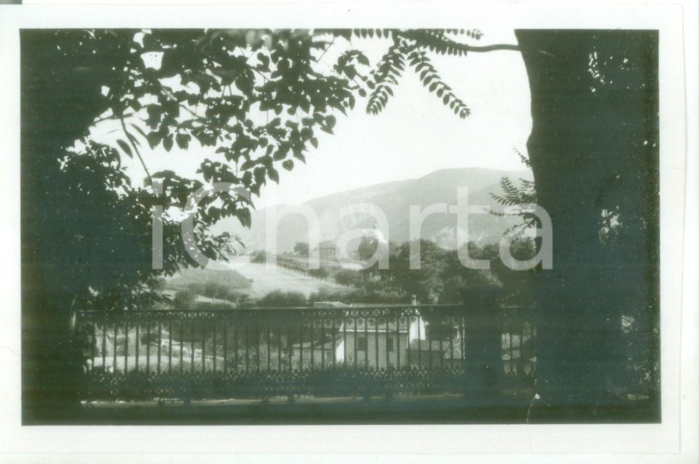 Fotografia d epoca originale 1931 VOLTAGGIO Veduta panoramica di CARROSIO Fotografia ARTISTICA 14x9 cm 1