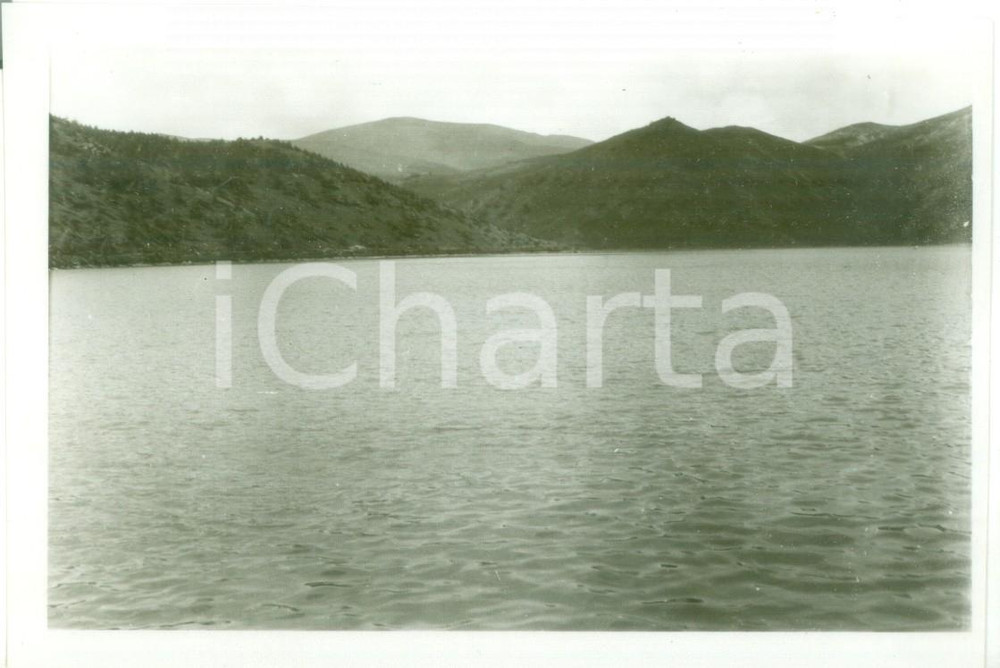 1931 APPENNINO LIGURE Veduta del lago BADANA *Fotografia VINTAGE 13x9 cm