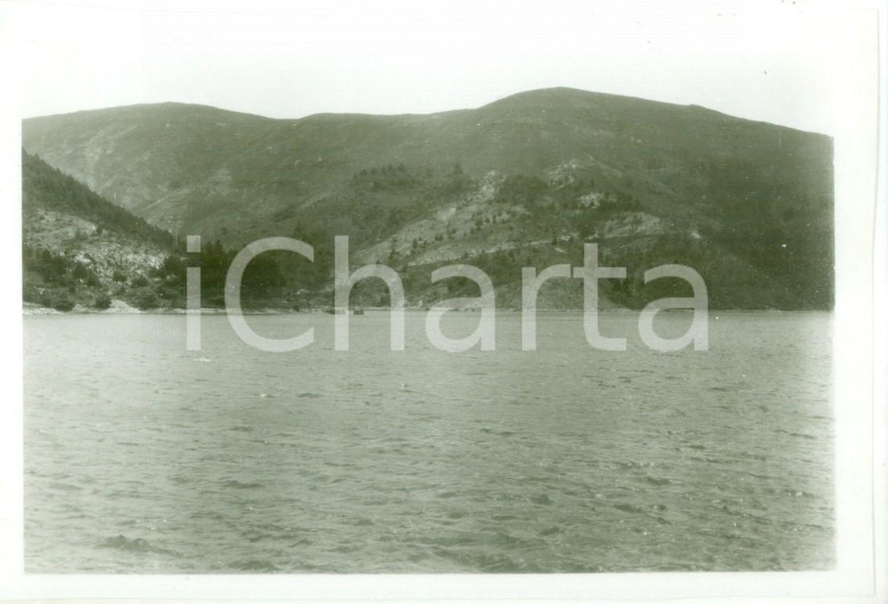 Fotografia d epoca originale 1931 APPENNINO LIGURE Veduta del lago BADANA Fotografia artistica 13x9 cm 1