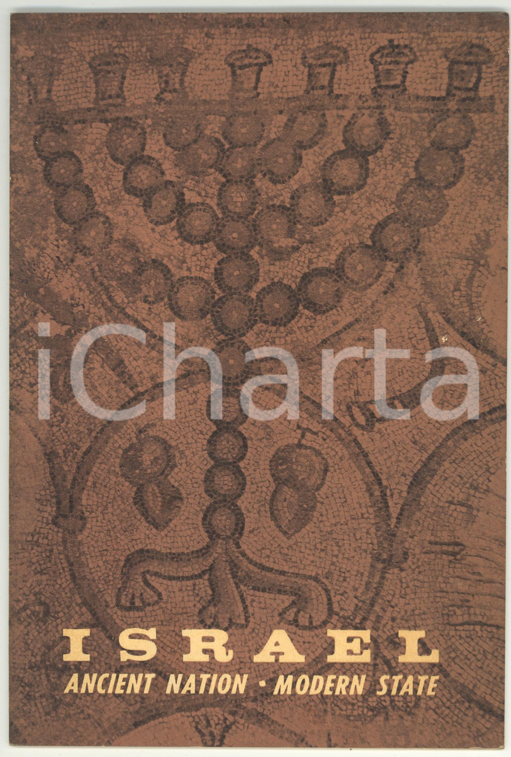 1960 JERUSALEM Israel: ancient nation - modern state - Pubblicazione Pubblicazione d'epoca con illustrazioni b/n.Pubblicazione in occasione dei XVII Giochi olimpici di Roma.  PAGINE: 28 CONDIZIONI: FAIR (fori da spillatrice al margine destro; piega verticale e scritta a biro in prima pagina)    originale e autentica 1