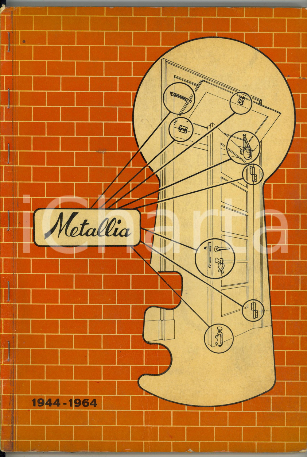 Libro, pubblicazione d epoca 1964 MILANO  Ferramenta METALLIA Catalogo maniglie e accessori per serramenti 1