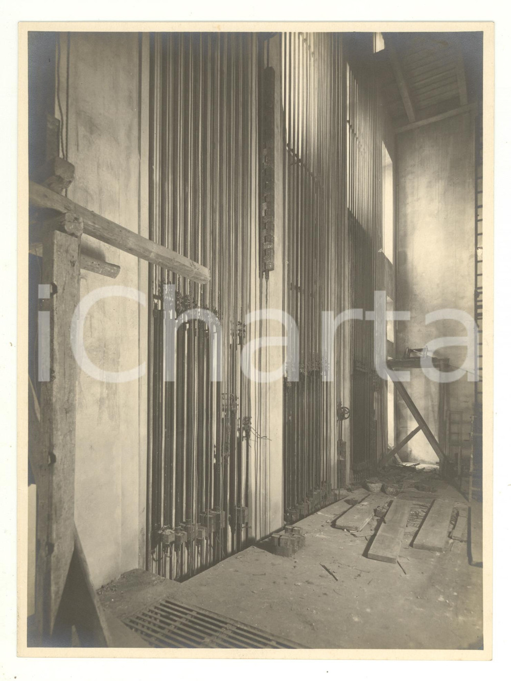 Fotografia d epoca originale 1945 MILANO TEATRO ALLA SCALA Ricostruzione post bombardamento: ingressi FOTO 1