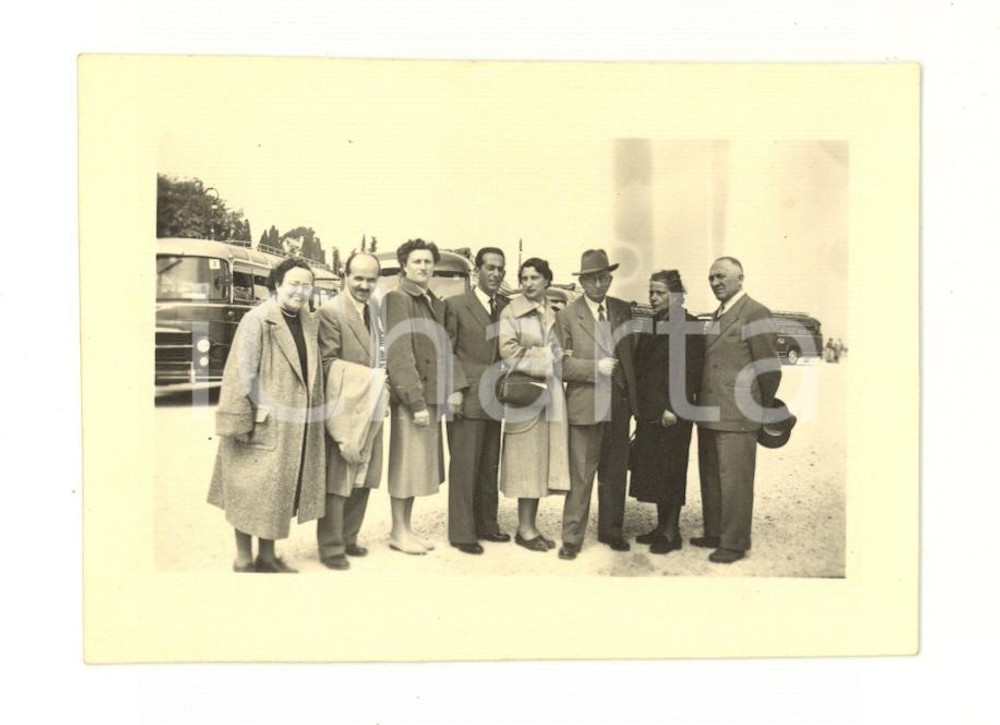 1953 MONTE BERICO Gita scuola "Betteloni" di Verona - Professori - Foto 10x7 cm