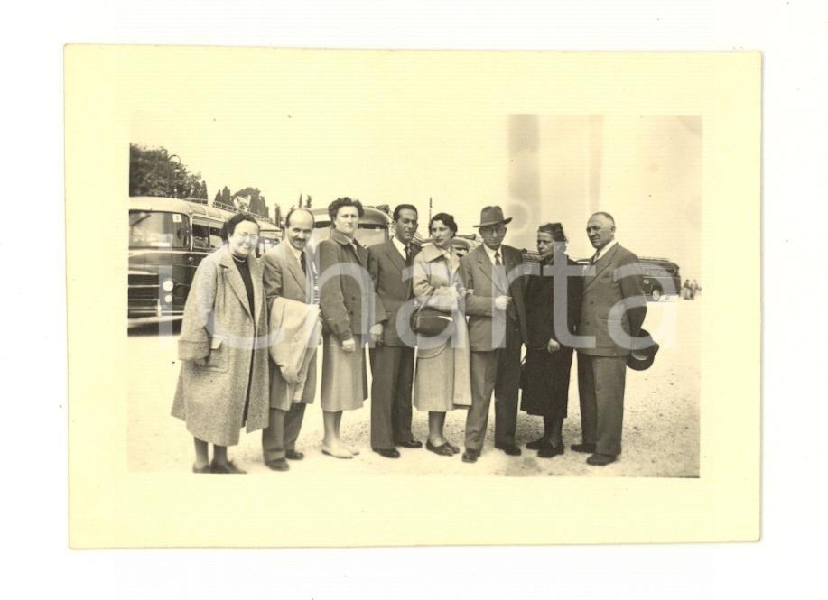 Fotografia d epoca originale 1953 MONTE BERICO Gita scuola Betteloni di Verona  Professori  Foto 10x7 cm 1