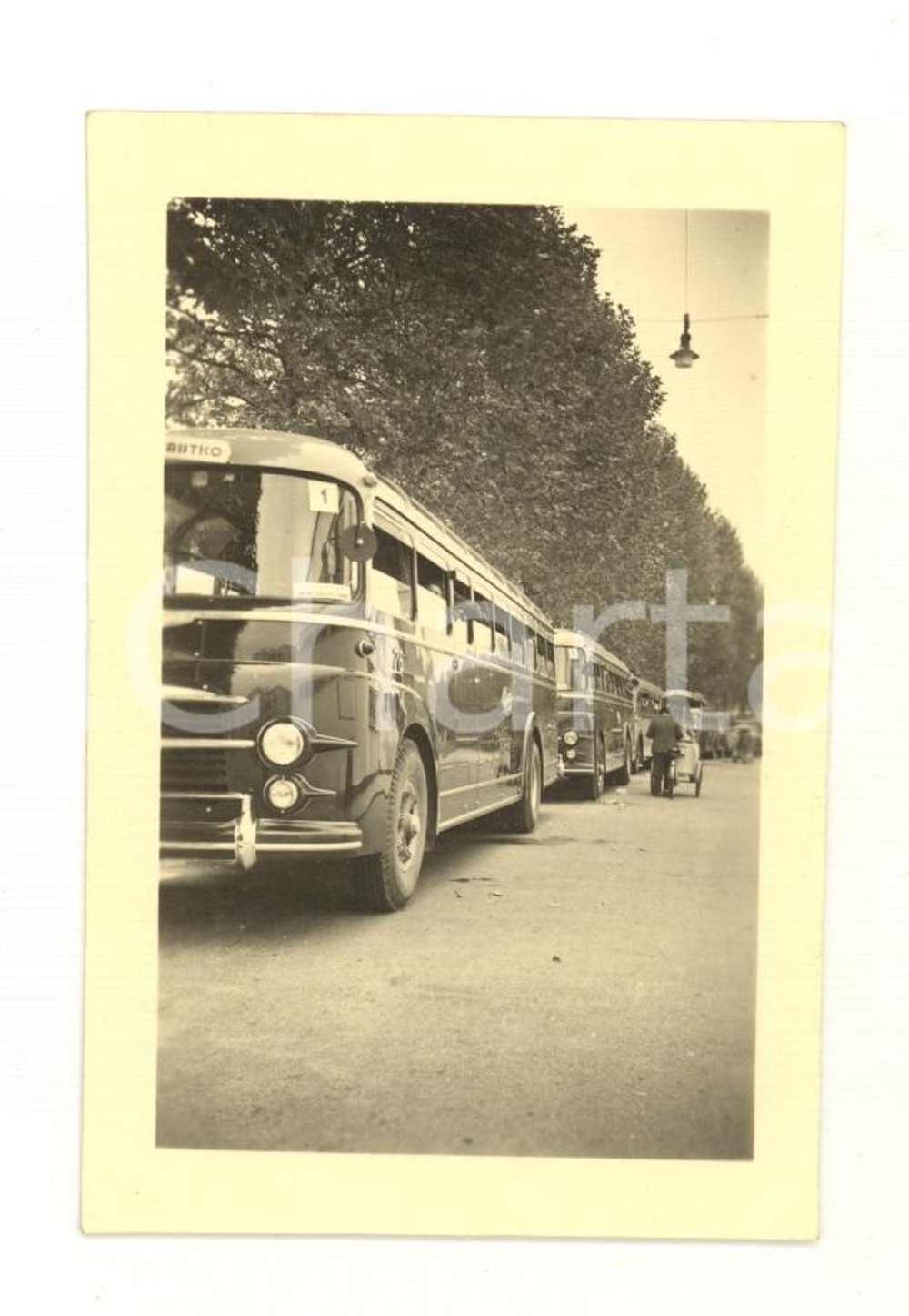 Fotografia d epoca originale 1953 VALDAGNO Gita scuola media Betteloni di Verona  Pullman  Foto 7x10 cm 1