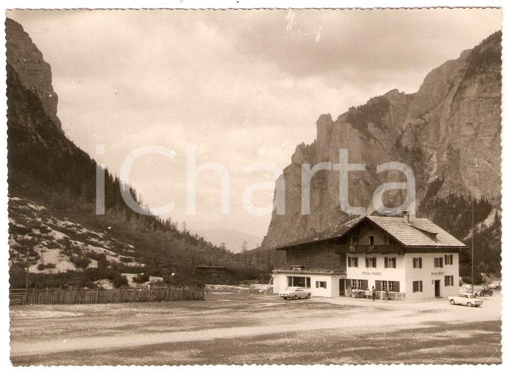 Fotografia d epoca originale 1964 SAN VIGILIO DI MAREBBE BZ Rifugio Pederü e Dolomiti Foto artistica 17x12 1
