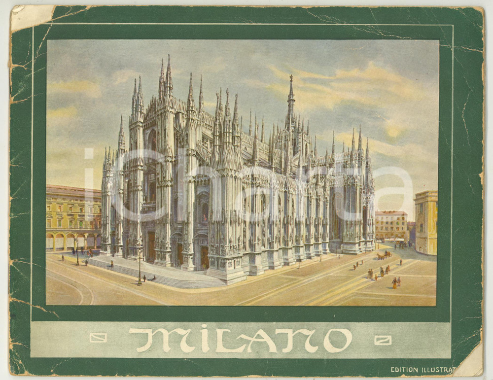 Materiale pubblicitario d’epoca 1910 ca MILANO  SouvenirAlbums Edition Illustrato  32 pp.  Danneggiato 1