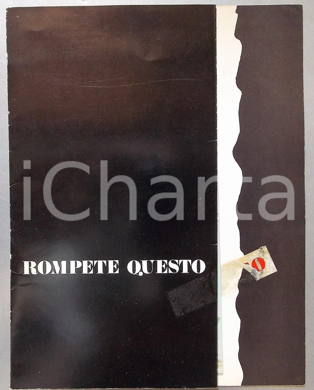 Materiale pubblicitario d’epoca 1970 ca JERUSALEM  KEREN HAYESOD Rompete questo  Opuscolo PROPAGANDA 8 pp. 1