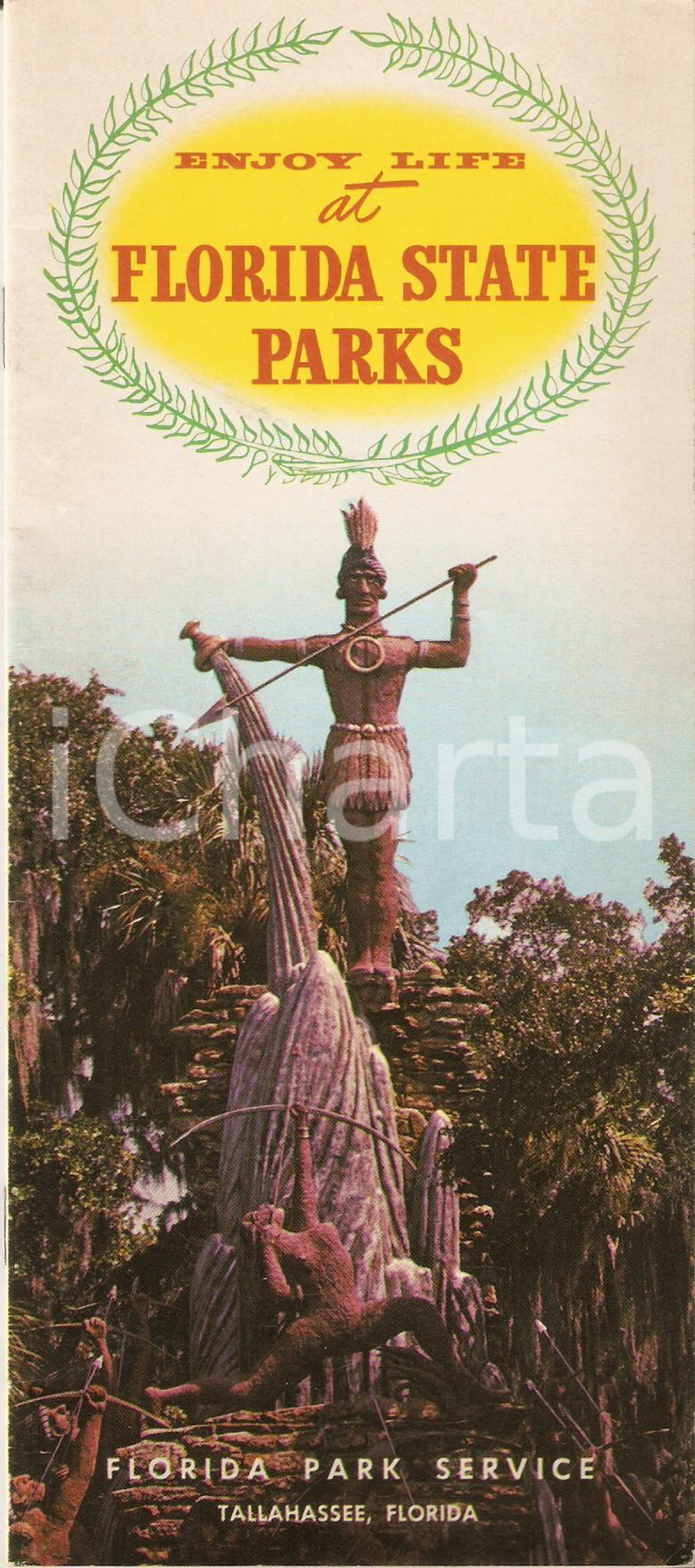 Materiale pubblicitario d’epoca 1965 ca TALLAHASEE  FLORIDA STATE PARKS Parks and historic memorials  20 pp. 1