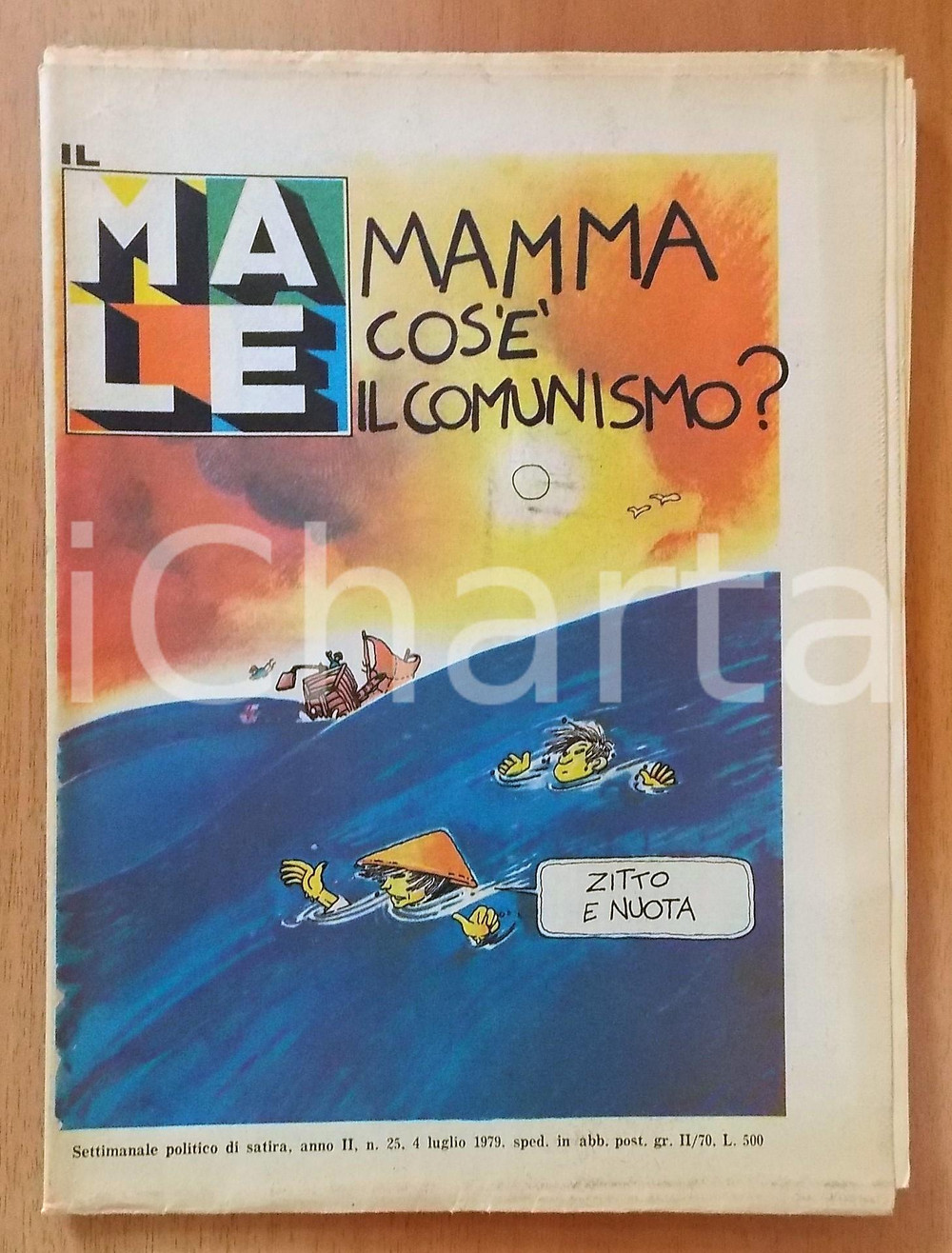 Giornale, rivista storica 1979 IL MALE Mamma cos Ã¨ il comunismo?  Rivista satirica Anno II nÂ° 25 1