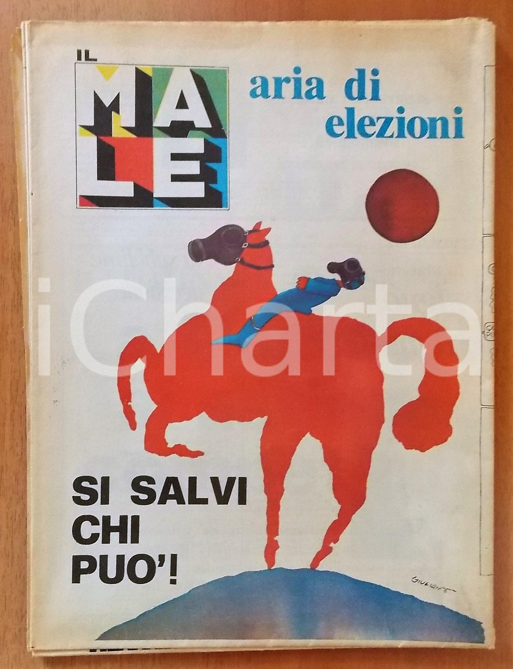 Giornale, rivista storica 1979 IL MALE Speciale elezioni politiche  Rivista satirica Anno II nÂ° 18 1