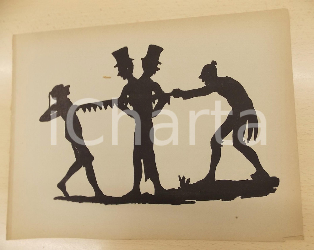 Stampa, bozzetto originale 1880 ca MONTEMERLO Novena 1879  Le ombre nel tiro alla fune Stampa 32x24 1