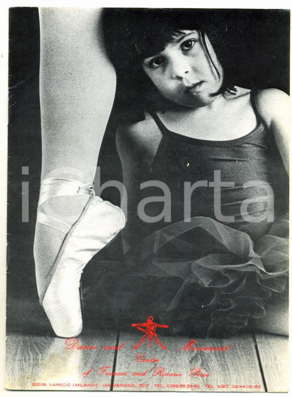 Libro, pubblicazione d epoca 1980 ca VAREDO Dance & movement centre di Frances e Rosario PICCO Pubblicitario 1