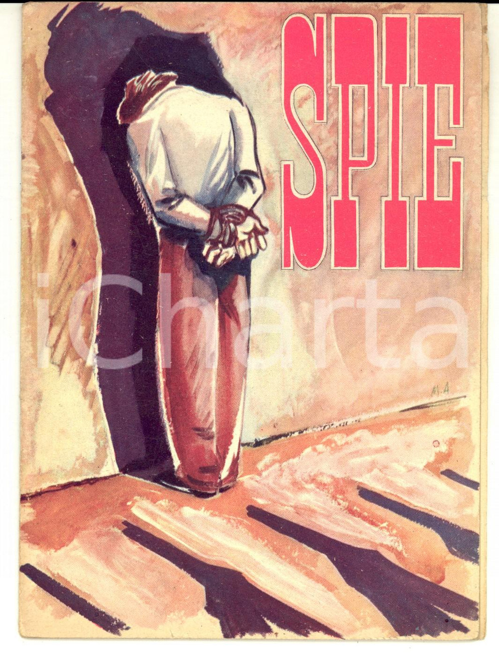 Libro, pubblicazione d epoca 1939 WW2 SPIE  Libretto ILLUSTRATO PROPAGANDA  DANNEGGIATO 22 pp. 1